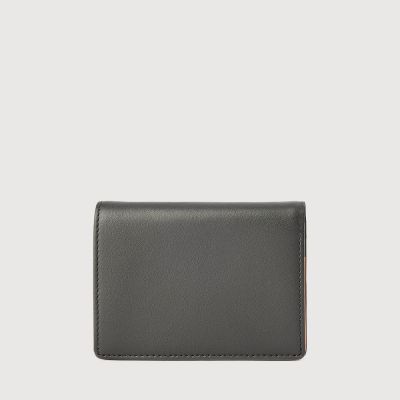 PINE CARD HOLDER WITH NOTES COMPARTMENT (V GUSSET)