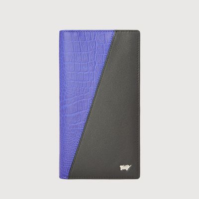 SPLICE 2 FOLD LONG WALLET WITH ZIP COMPARTMENT (BOX GUSSET)