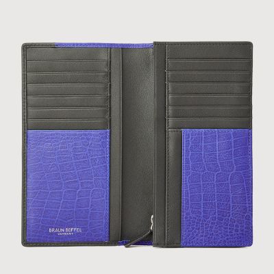 SPLICE 2 FOLD LONG WALLET WITH ZIP COMPARTMENT (BOX GUSSET)